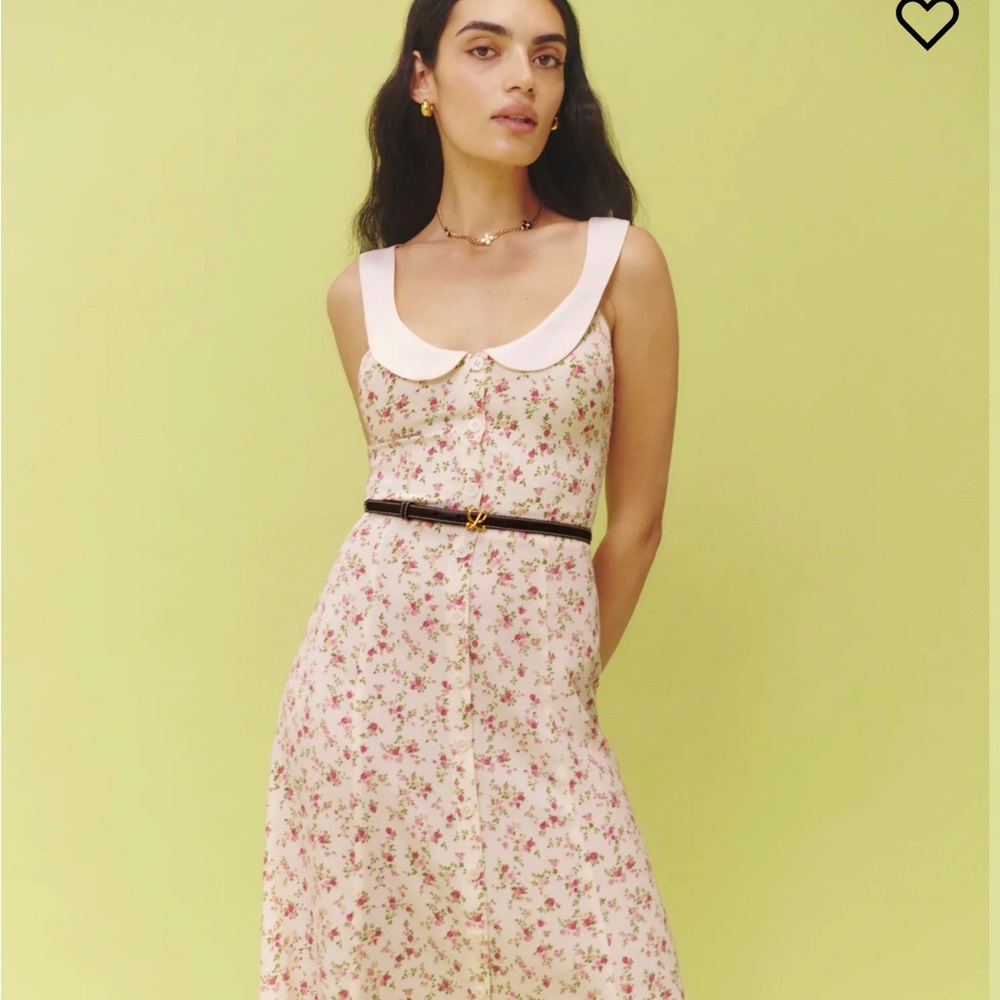 Reformation Charlie Dress - floral midi dress size 4